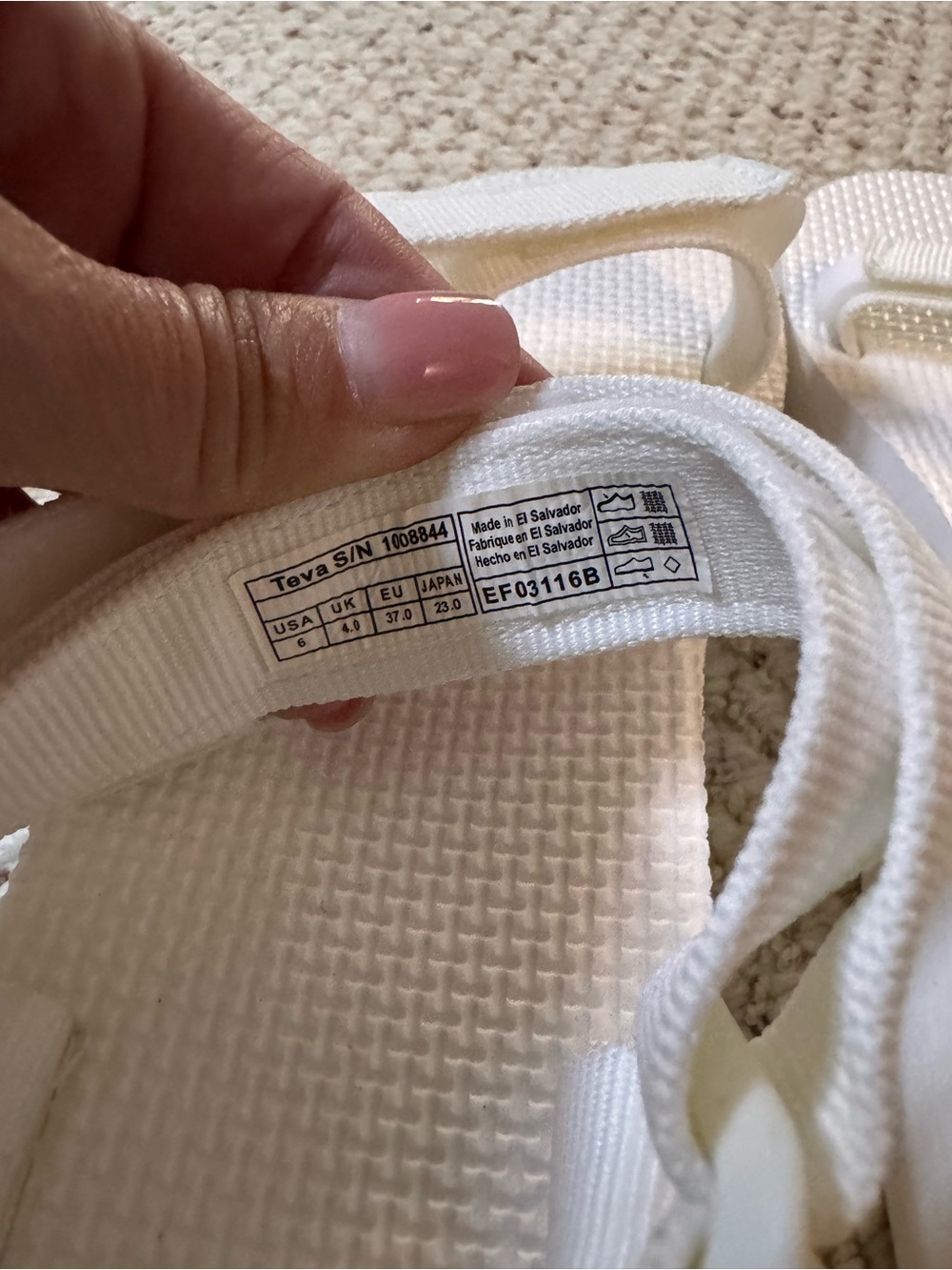 Teva Women’s Platform Sandal in White - Picture 5 of 9